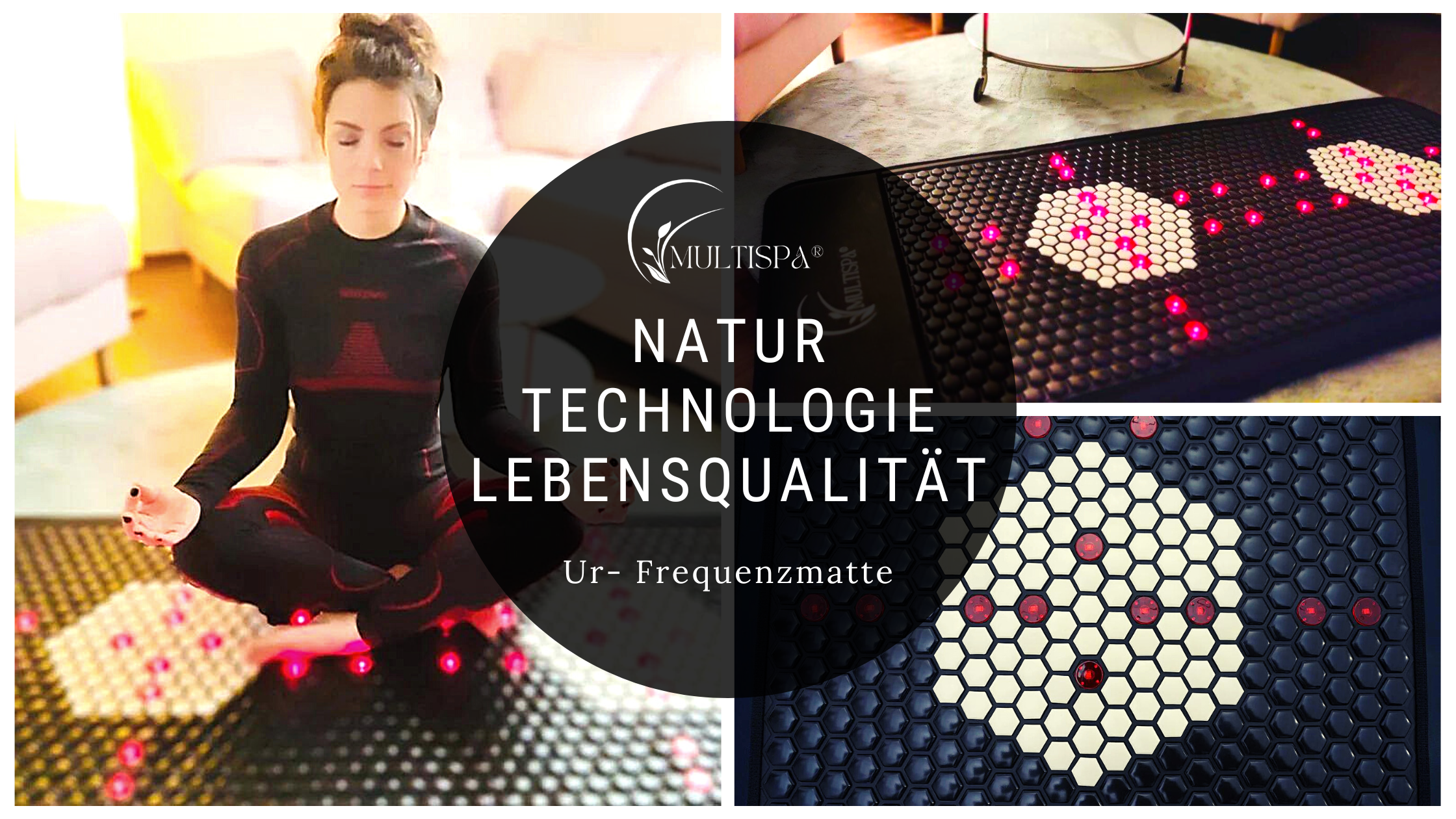 MultiSpa, Frequenzmatte, Selbstheilung, Natur, Technologie, Lebensqualität, PEMF pulsierende elektromagnetische Felder, Infrarot-Tiefenwärme, Rotlicht-Technologie, Multifrequenz-Technologie, negative Ionen, Biophotonen, Med Bed